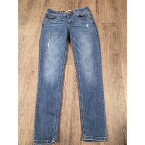 Democracy Ab Tech Shapewear Jeans Skinny Stretch Medium Wash Size 2